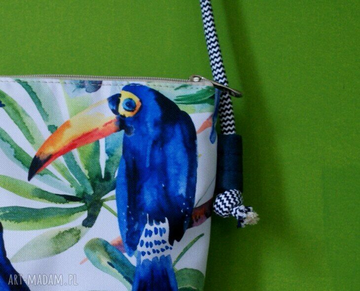 MINI VEGAN TUKANY SZNUREK handmade