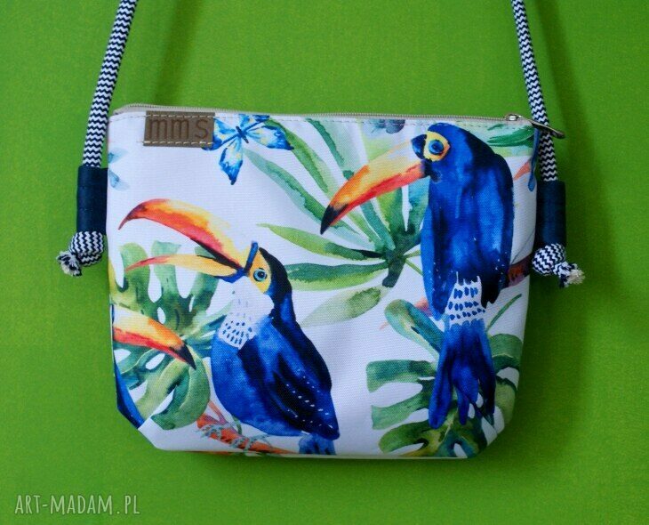 MINI VEGAN TUKANY SZNUREK handmade