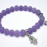 handmade bransoletki lavender hamsa