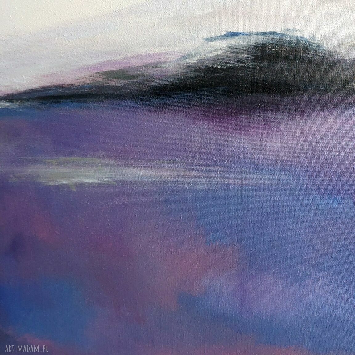 Lawendowy Poranek - obraz akrylowy 80x60 cm na płótnie, do powieszenia