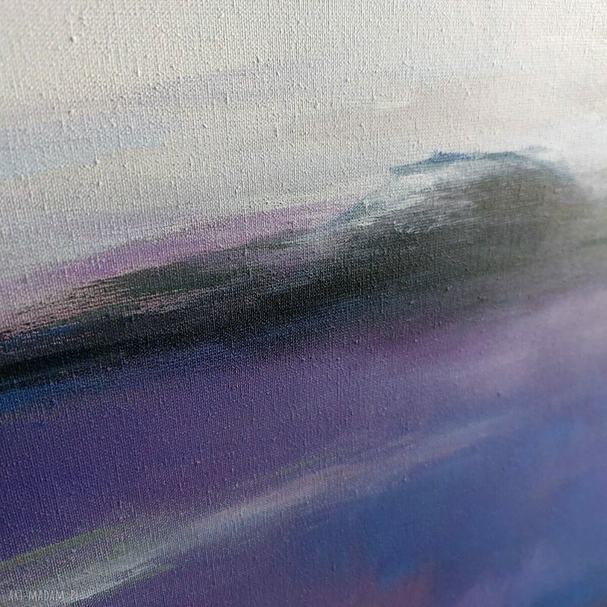 Lawendowy Poranek - obraz akrylowy 80x60 cm na płótnie, do powieszenia