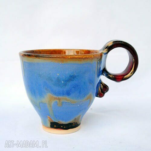 Lawowany II - ręcznie robiony ceramiczny kubek do kawy i herbaty (300 ml)