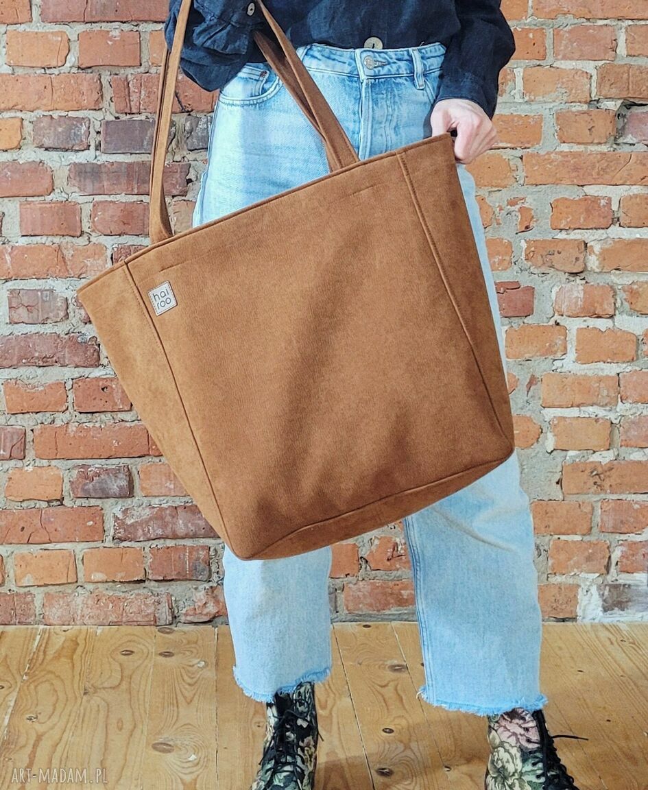 Lazy Bag Bukka ruda - duża torba na ramię vegan wodoodporna