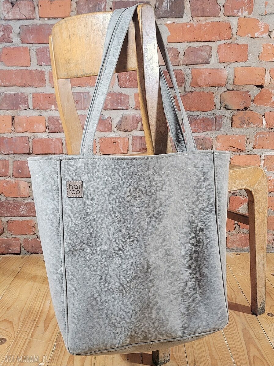 Lazy bag Bukka beżowa nubuk vegan - torba hobo na ramię