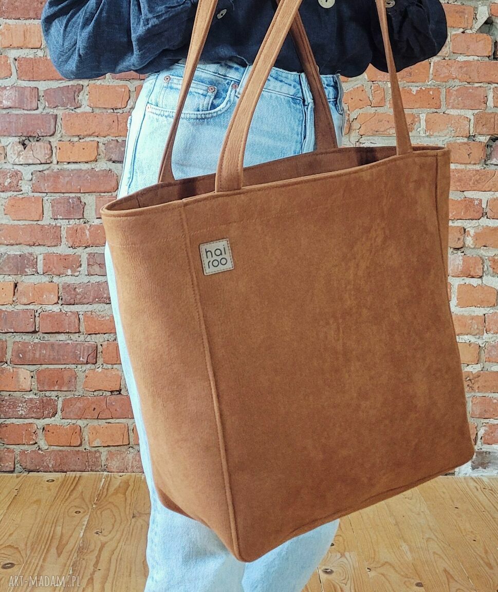 Lazy Bag Bukka ruda - duża torba na ramię vegan wodoodporna