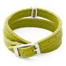 trendy bransoletki limonka leather belt - lime with coin