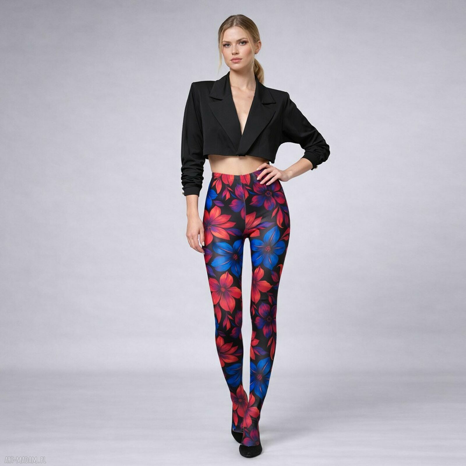 Legginstopy Flower Power - oryginalne i wygodne