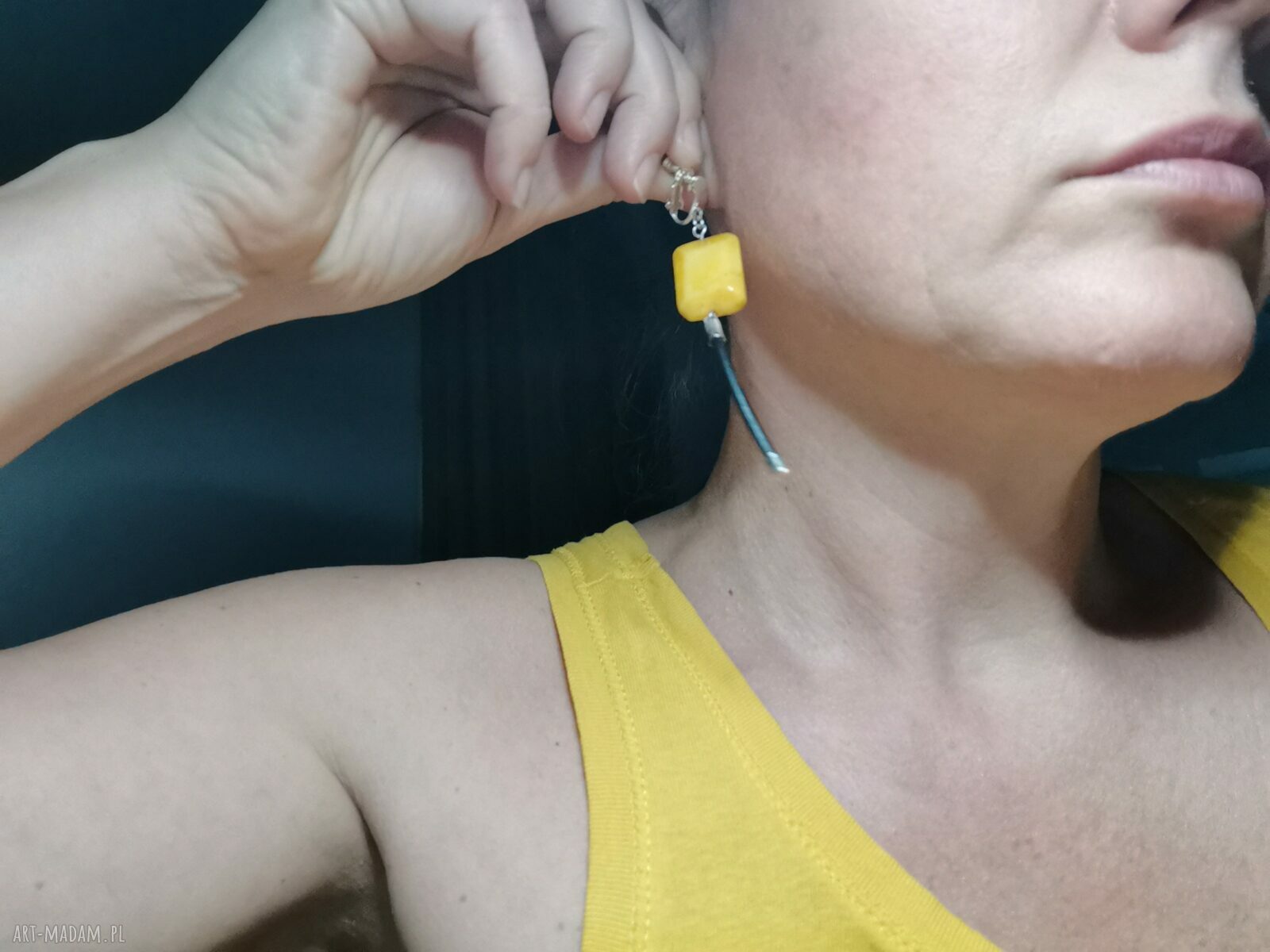 Klipsy lekkie box g1 w stylu etno boho folk Frida