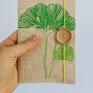 handmade notesy notes ginko biloba