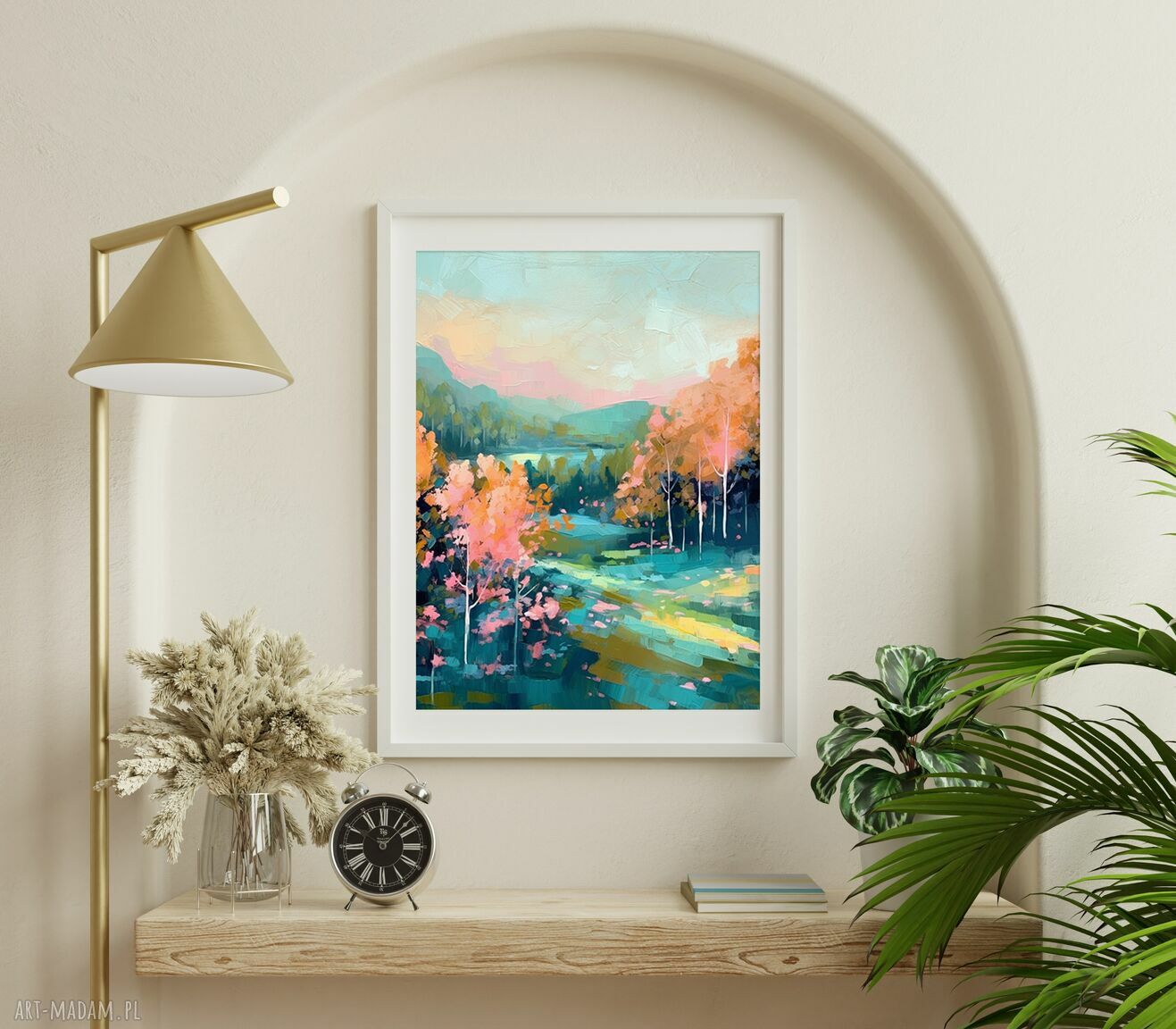 Letni Krajobraz - wydruk giclée 30x40 cm - plakat z krajobrazem