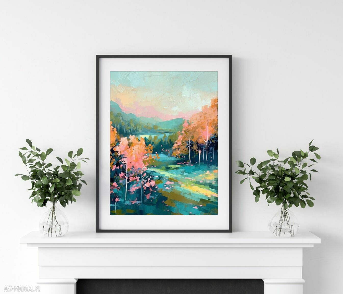Letni Krajobraz - wydruk giclée 30x40 cm - plakat z krajobrazem