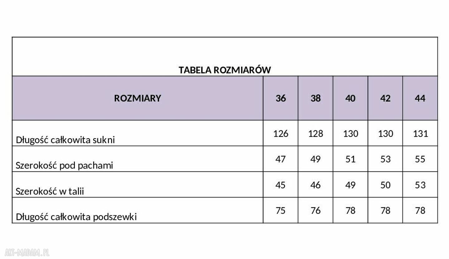 Długa letnia sukienka trapezowa z szyfonu - KOLEKCJA NIEBIESKIE KWIATY