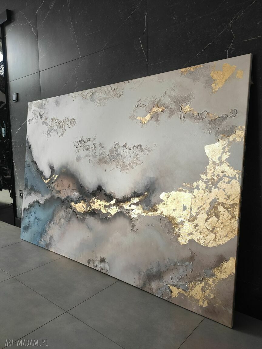 LIGHT 100x140 cm - abstrakcyjny obraz na płótnie