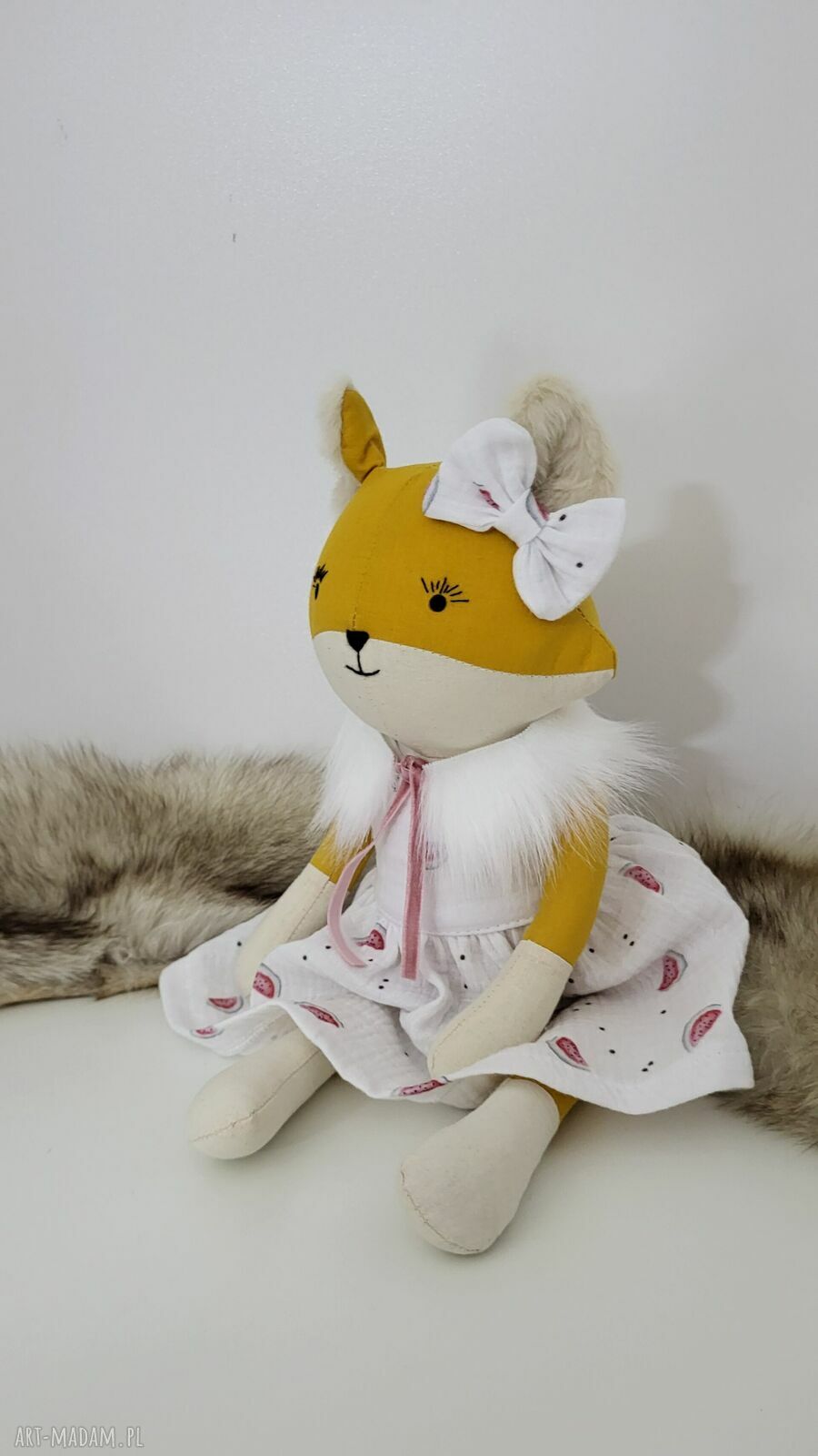 Liseczka 44 cm - lalka kolekcjonerska z personalizacją haftem