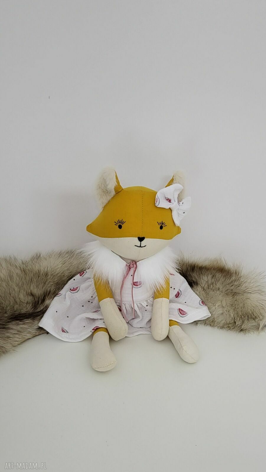 Liseczka 44 cm - lalka kolekcjonerska z personalizacją haftem