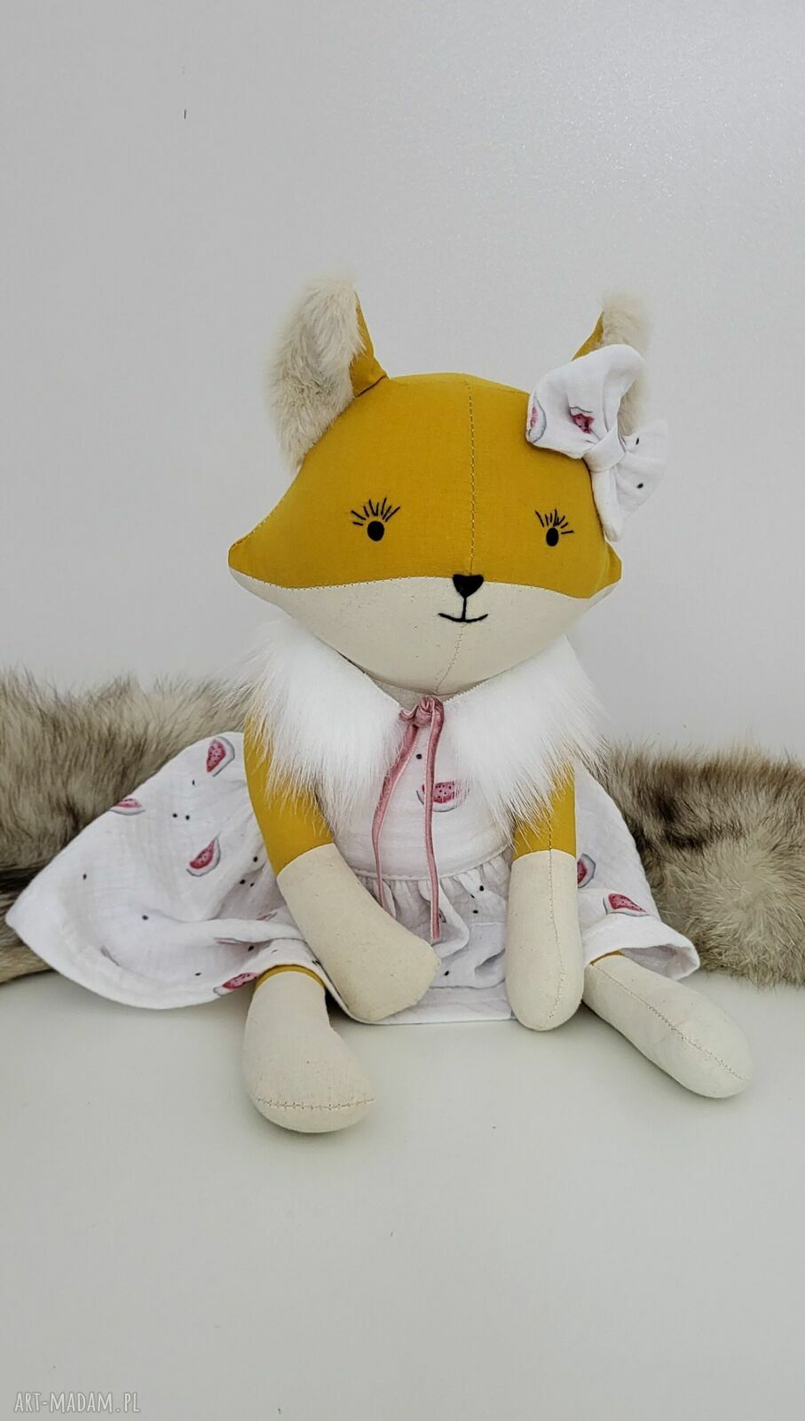 Liseczka 44 cm - lalka kolekcjonerska z personalizacją haftem