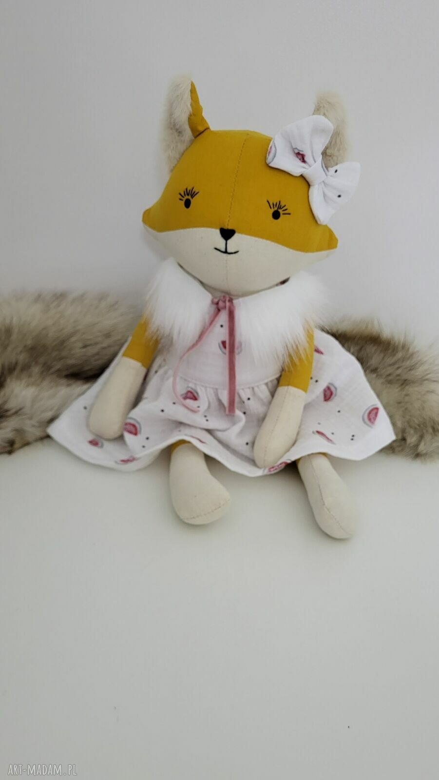 Liseczka 44 cm - lalka kolekcjonerska z personalizacją haftem
