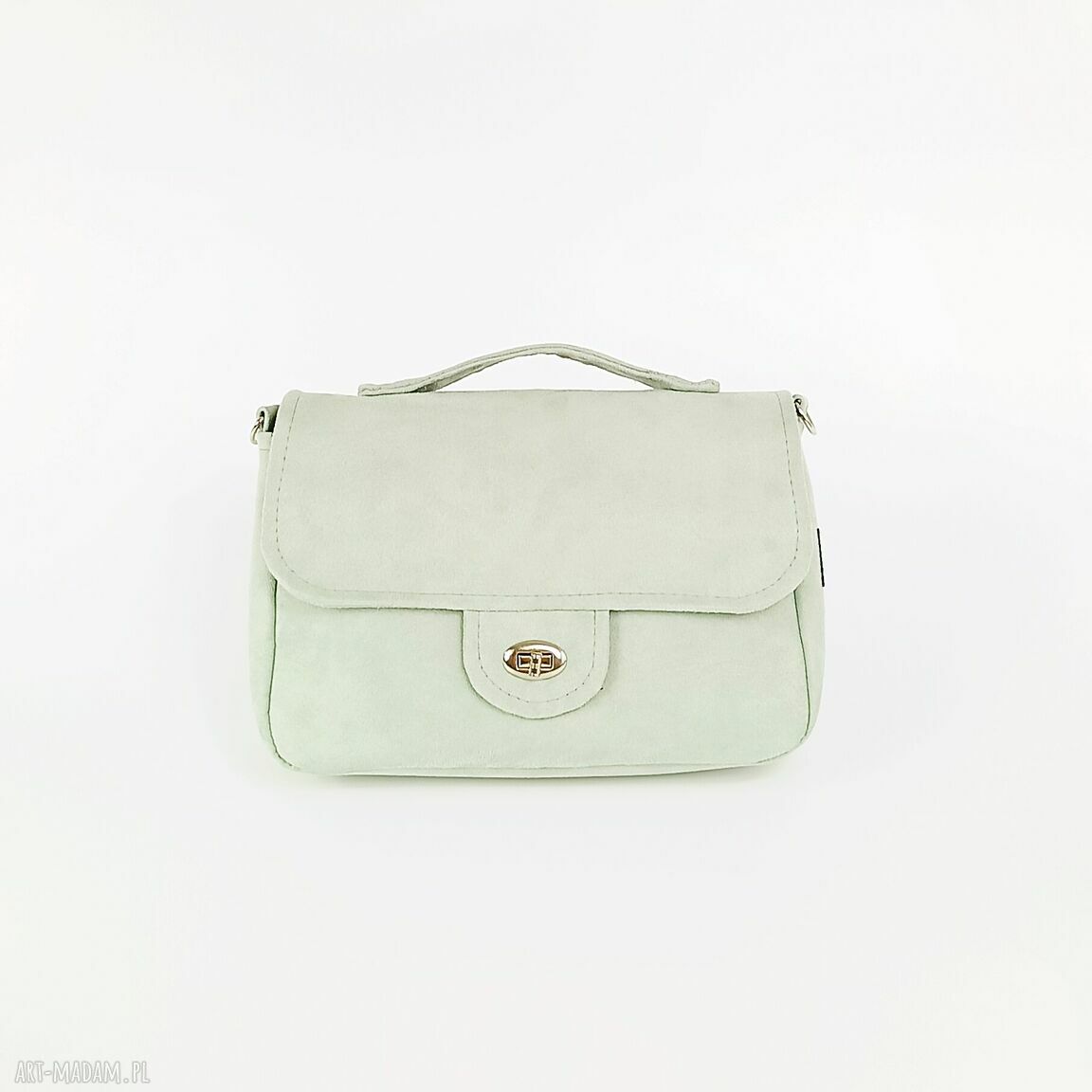 Listonoszka BŁĘKIT - crossbody na ramię (rękodzieło)