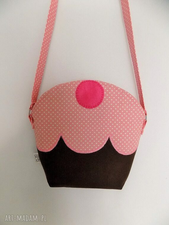Listonoszka muffinka - mini torebka handmade dla dziewczynki