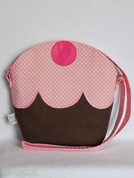 Listonoszka muffinka - mini torebka handmade dla dziewczynki