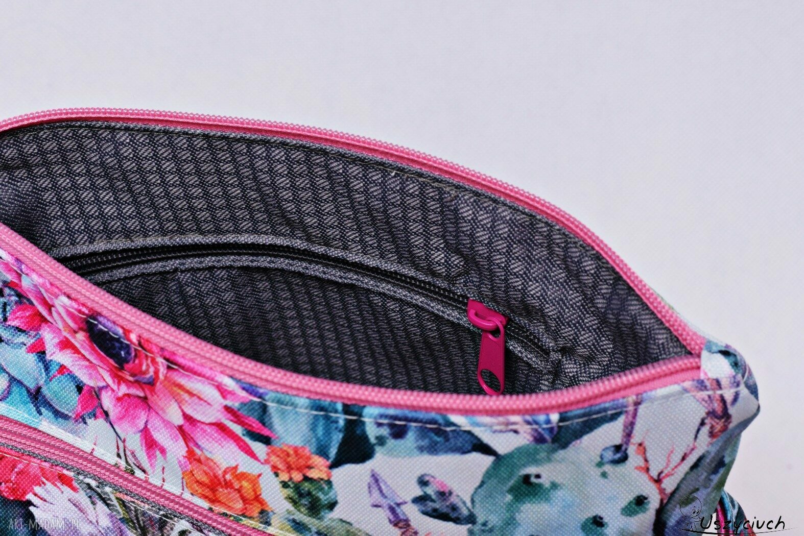 Wodoodporna listonoszka retro pin-up na ramię - mała, ręcznie szyta