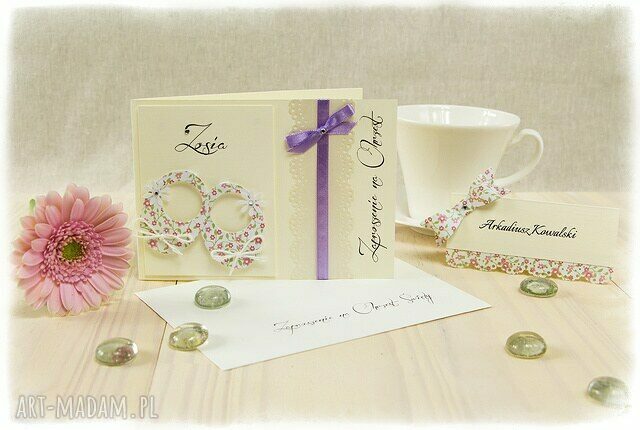 Little Shoes różowe - zaproszenia na chrzest święty dla dziewczynki