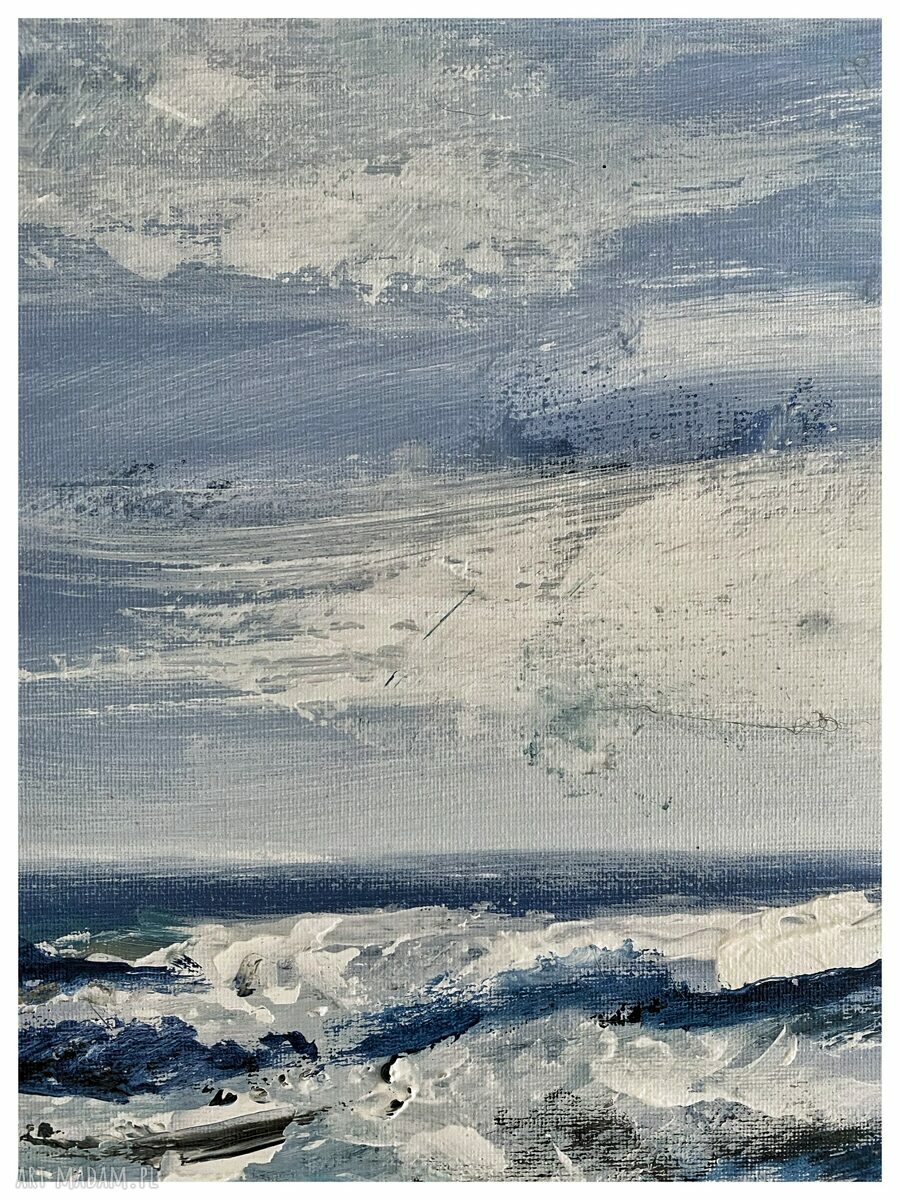 Lód i Ice 60x80 cm - obraz ręcznie malowany na płótnie (akryl)