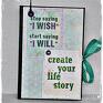 ręczne wykonanie scrapbooking notesy life story! kalendarz 2016