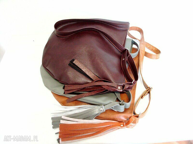Long hobo - handmade worek na ramię