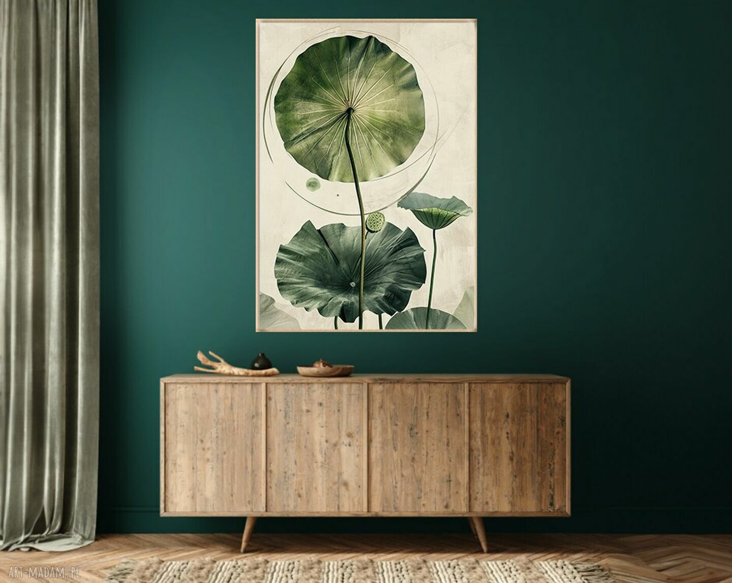 Lotus - obraz na płótnie 70x100 cm Orient Zen