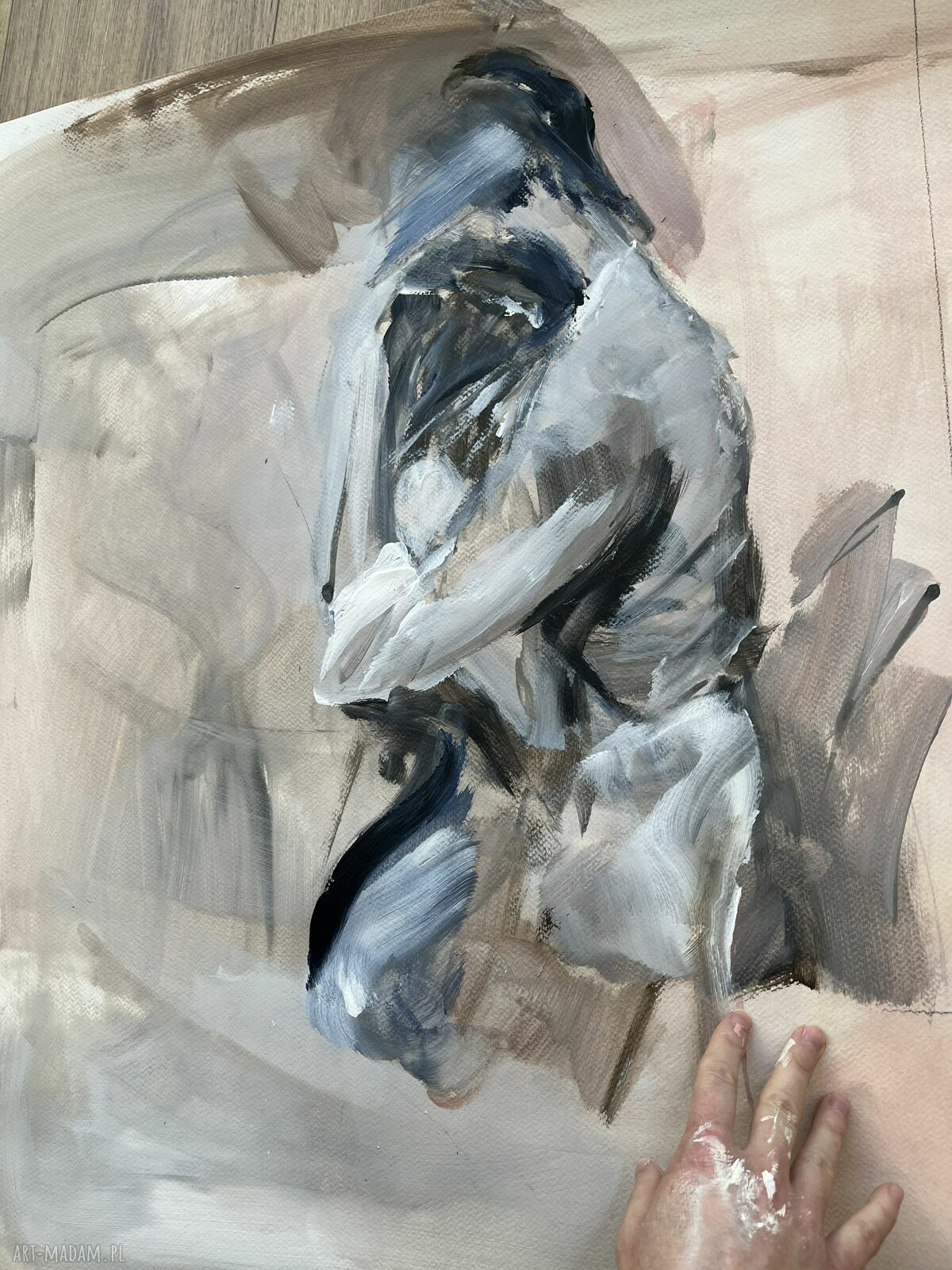 Love - zmysłowy plakat 70x70 cm na papierze archiwalnym