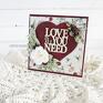 scrapbooking kartki love is all you need, kartka