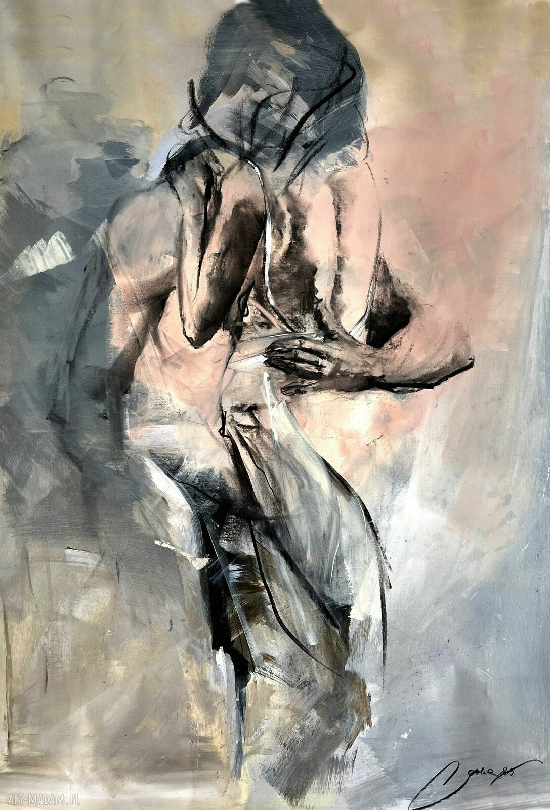 Lovers - zmysłowy obraz para 100x70