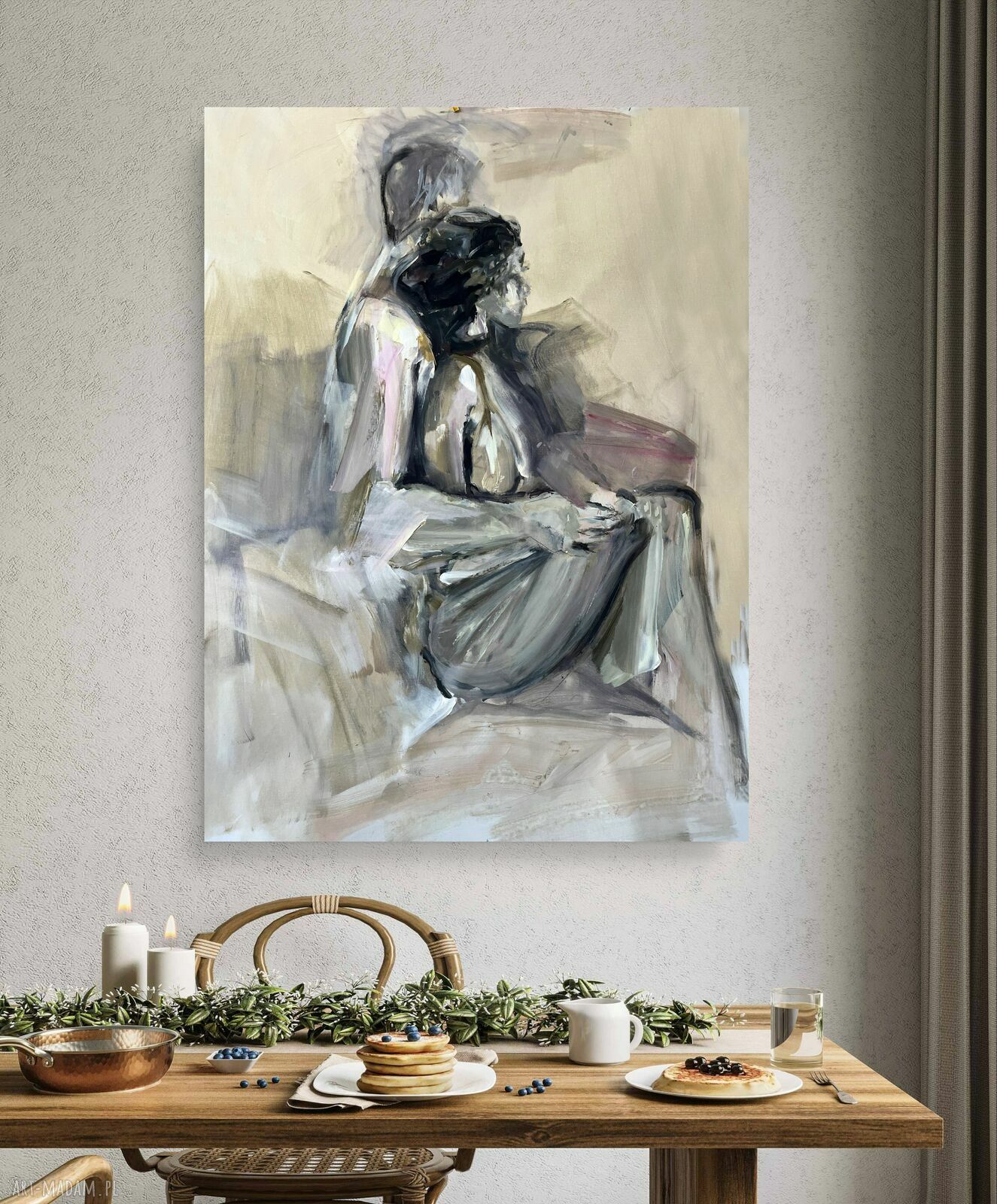 The Lovers - zmysłowy obraz dla pary 100x70 cm (inkografia)