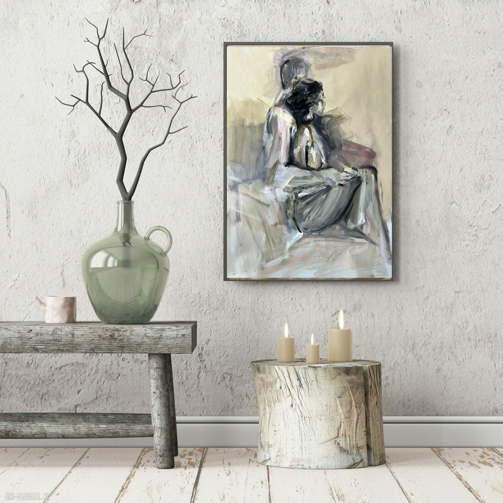 The Lovers - zmysłowy obraz dla pary 100x70 cm (inkografia)