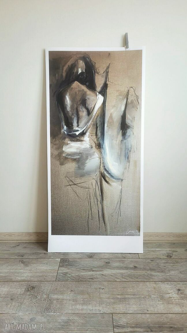 Lovers - obraz kochanków 50x100 (Galeria Alina Louka)