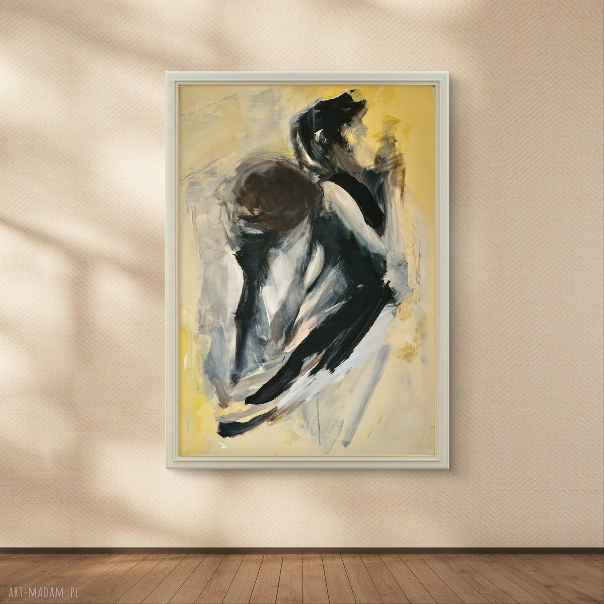 Lovers 50x70 - pastelowa inkografia miłości do sypialni