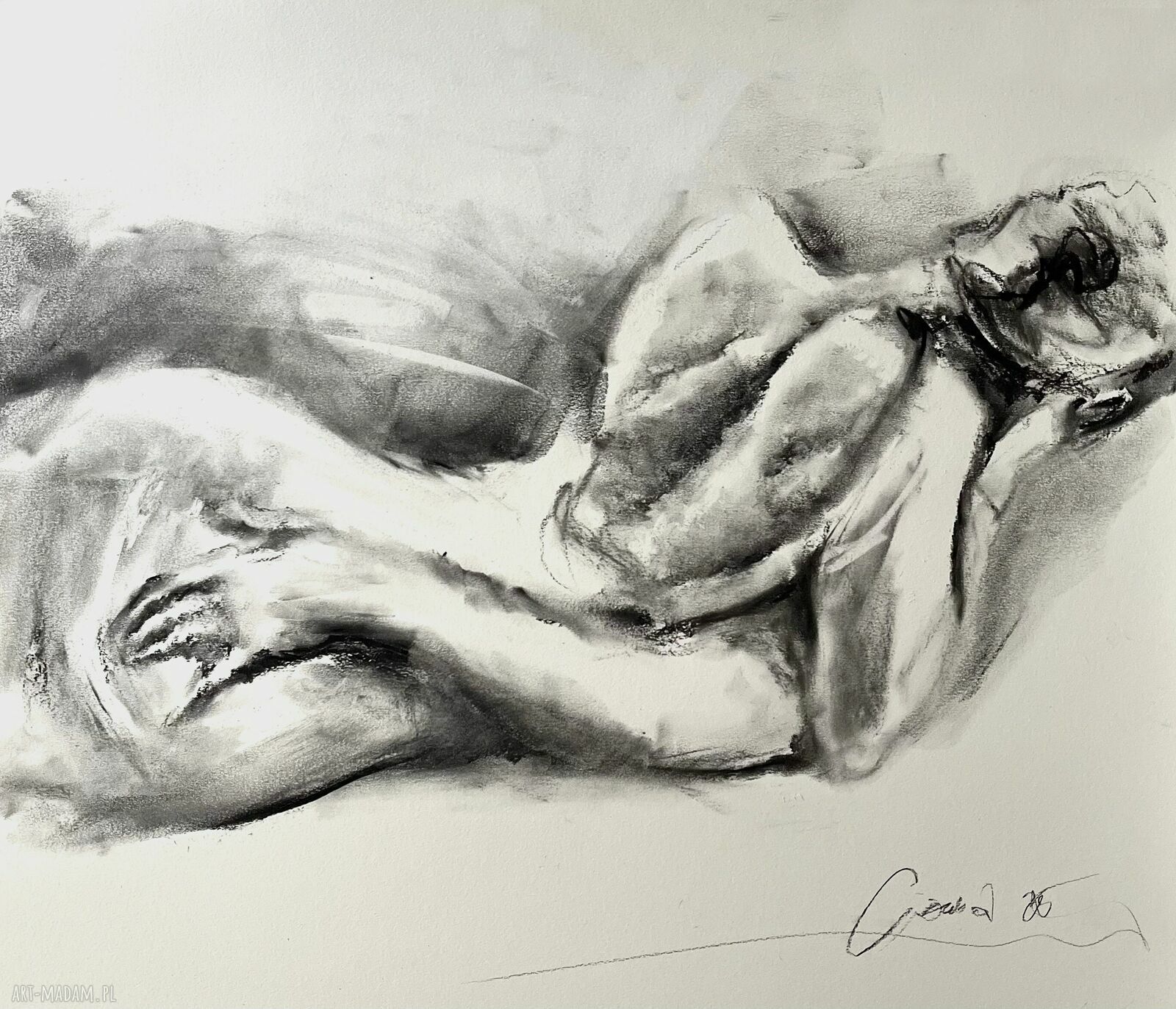 Lovers - grafika 50x70 cm do sypialni i nad łóżko