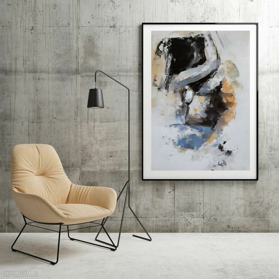 Lovers 87x60 - obraz miłość i kochankowie do sypialni (Giclee 87x60)