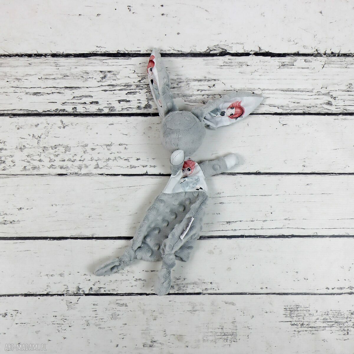 Luluś Królik - przytulanka sensoryczna dla niemowląt (Wróżki Szare)