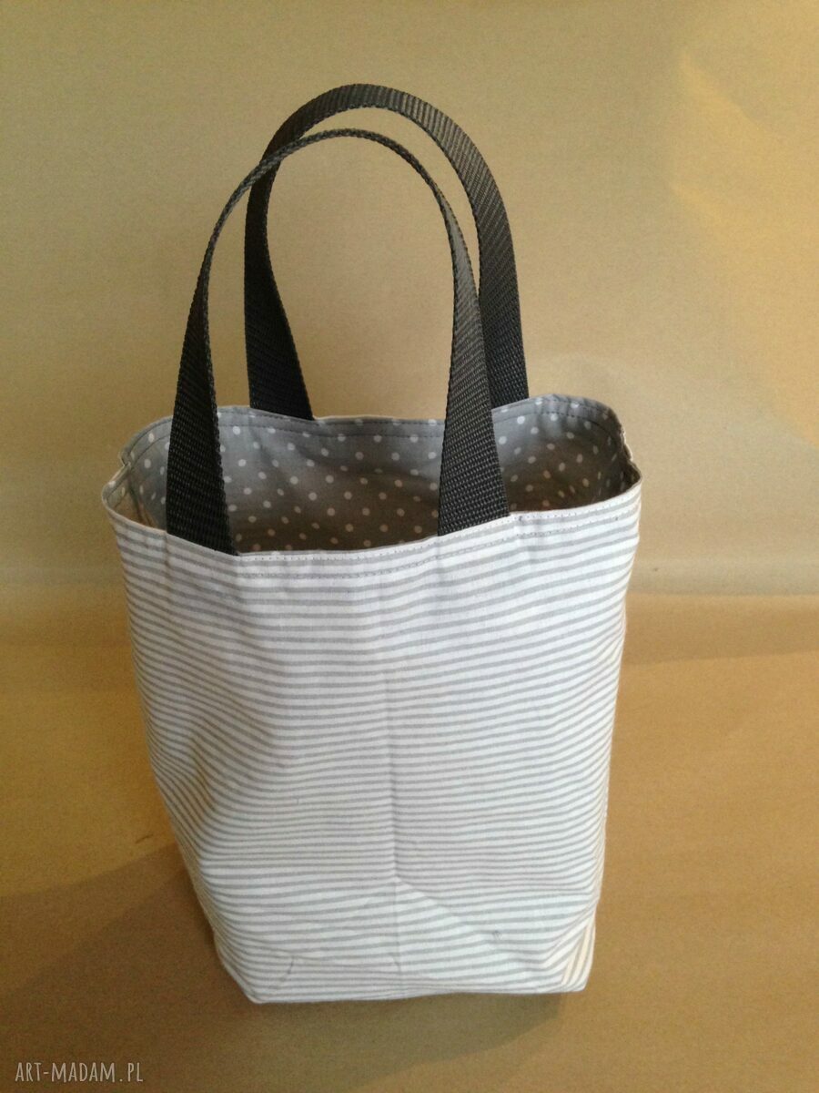 LunchBag Kropki w paski