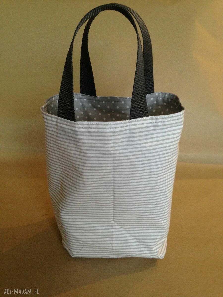 LunchBag Kropki w paski