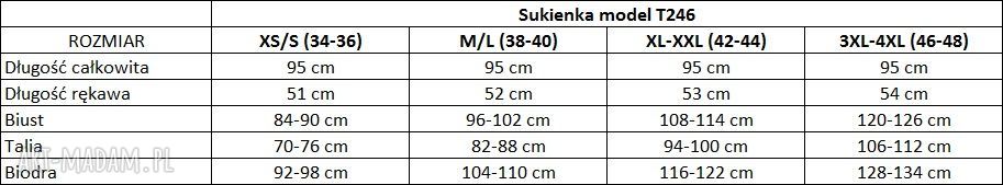 Luźna sukienka z golfem i kieszeniami T246 w kolorze chabrowym