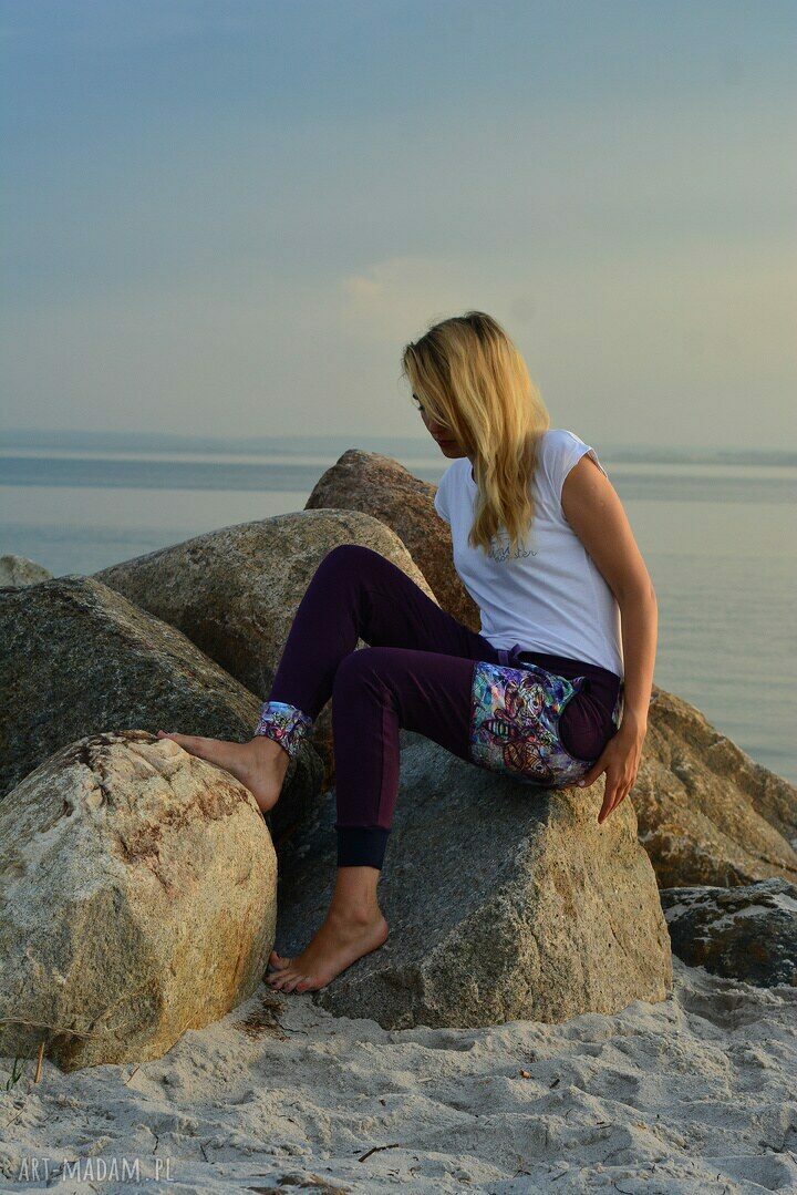 M Spodnie Nocny Motyl damskie - baggy pants
