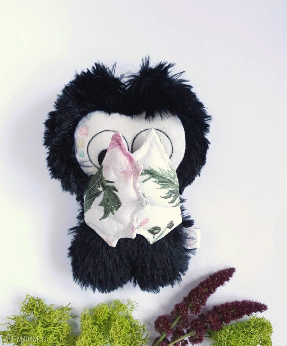 Nietoperz przytulanka Dalia - ręcznie robiona maskotka Madika design