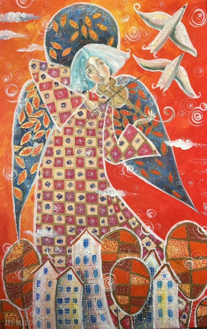 Magia muzyki - obraz giclee na płótnie Canvas