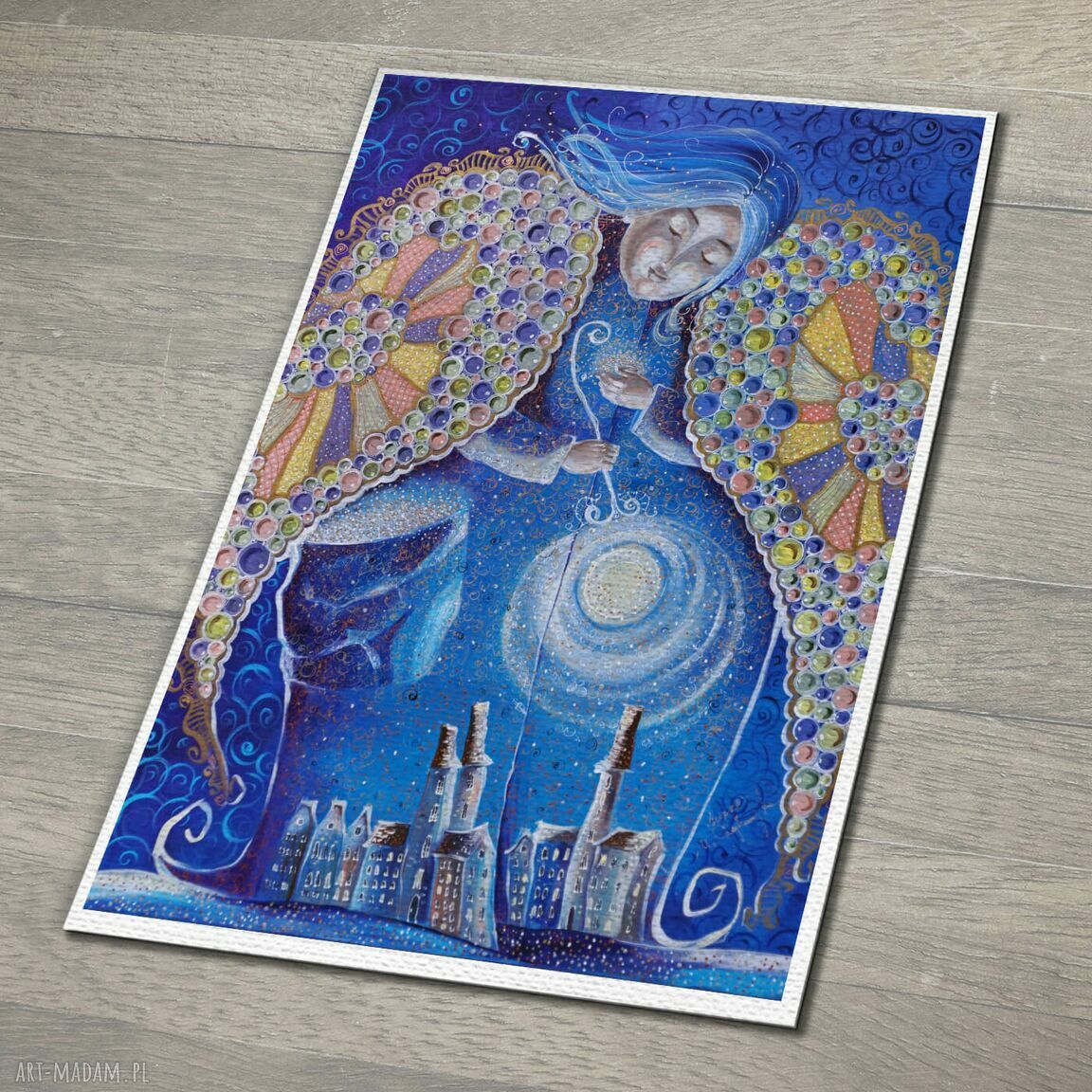 Magiczne gwiazdy Anioła Stróża - plakat Marina Czajkowska (4mara)