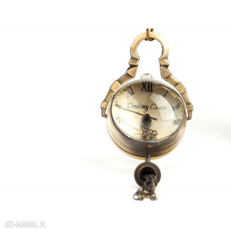 Mała kulka (golden) - zegarek handmade vintage - Drobiny Czasu