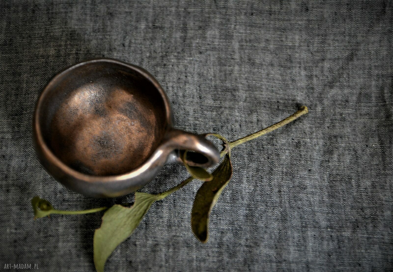 Mała Złota na Małą Czarną - filiżanka do espresso 70 ml ze spodkiem