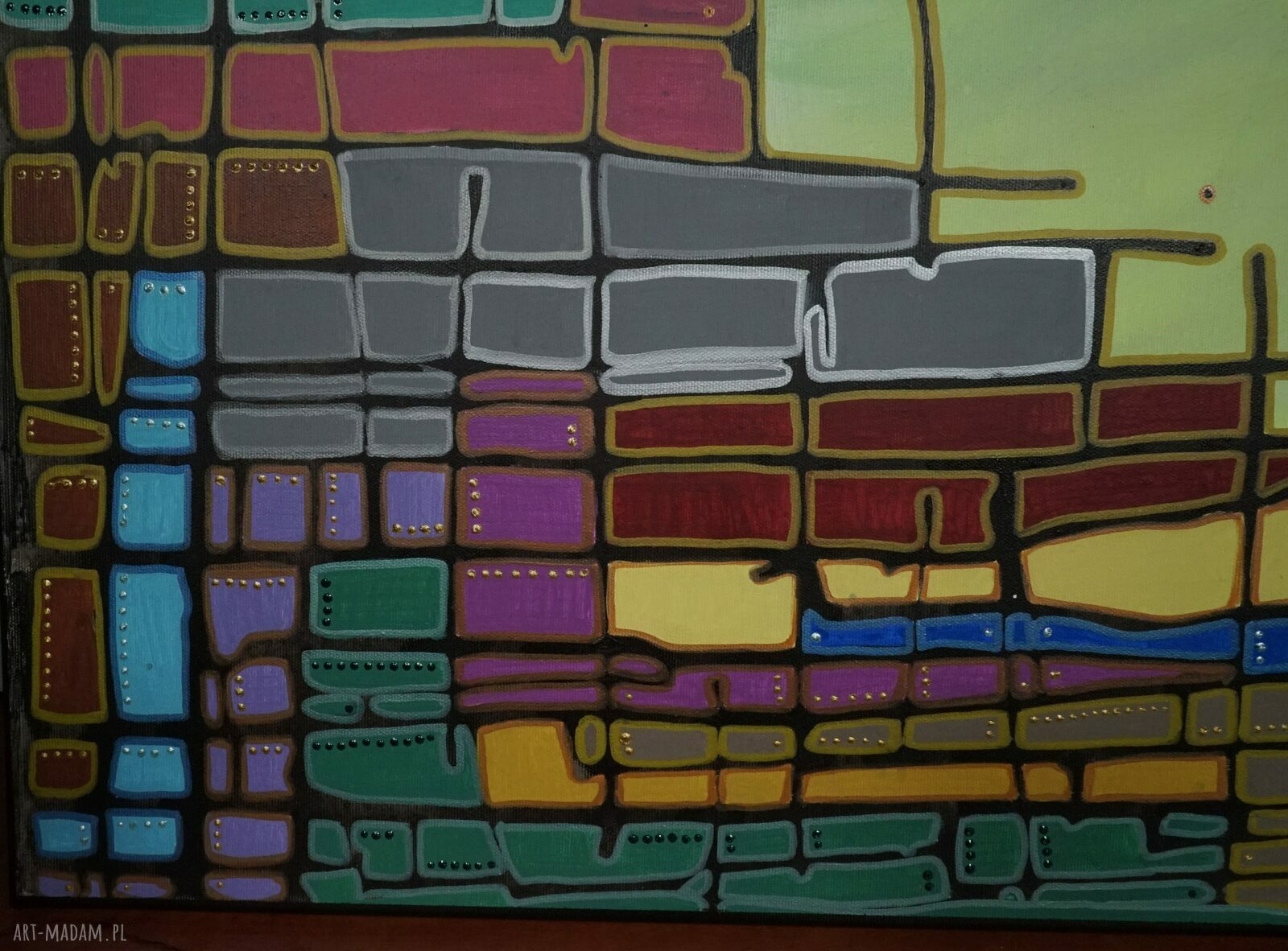 Abstra-akt 20 - nowoczesny obraz abstrakcyjny 150x100 cm